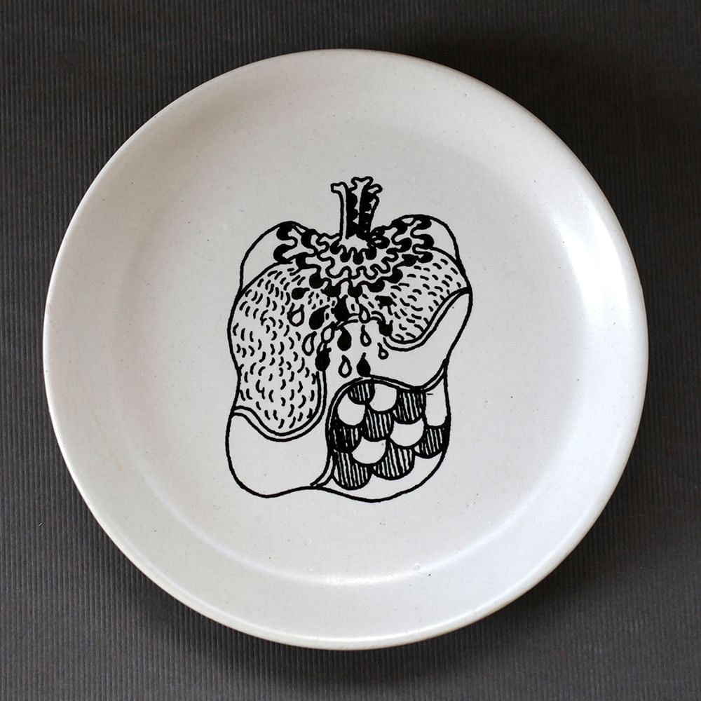 Flora & Fauna Round Platter (Set of 4)