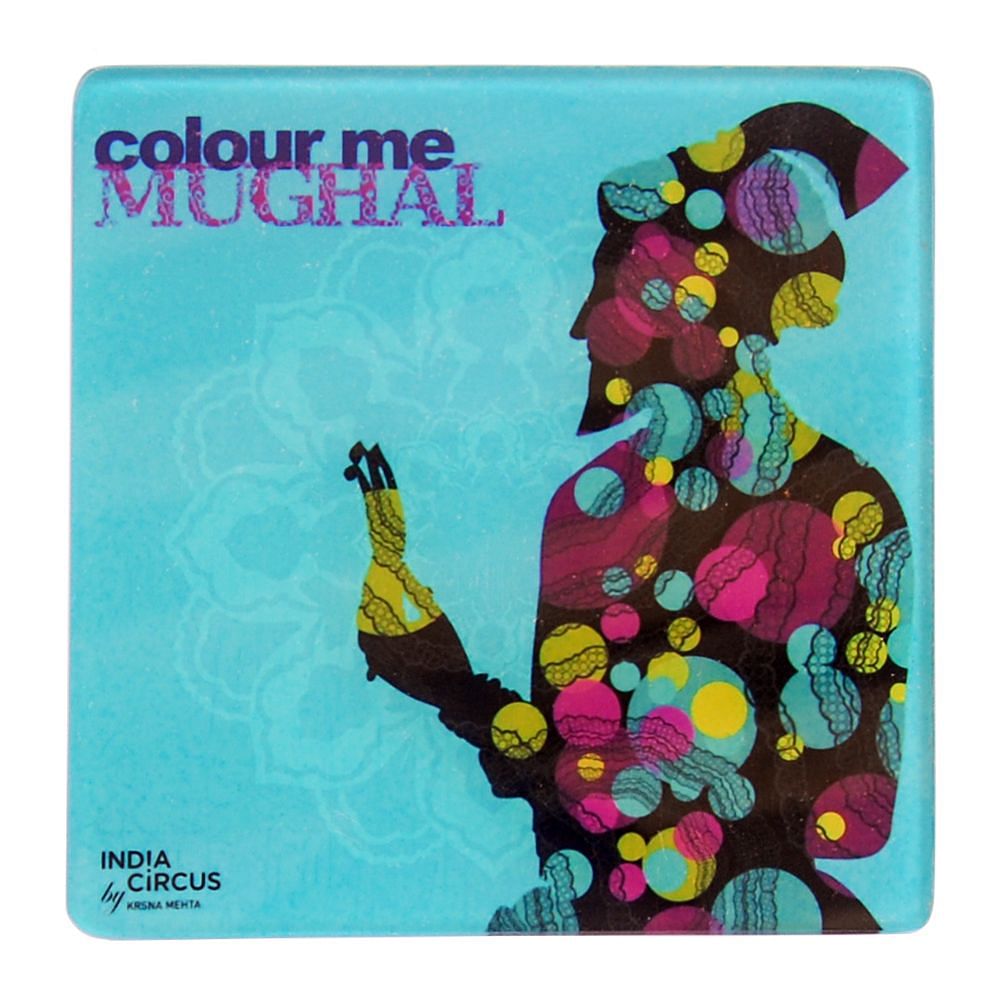 Jalebi Colour Me Moghul Acrylic Coasters - (Set of 6)