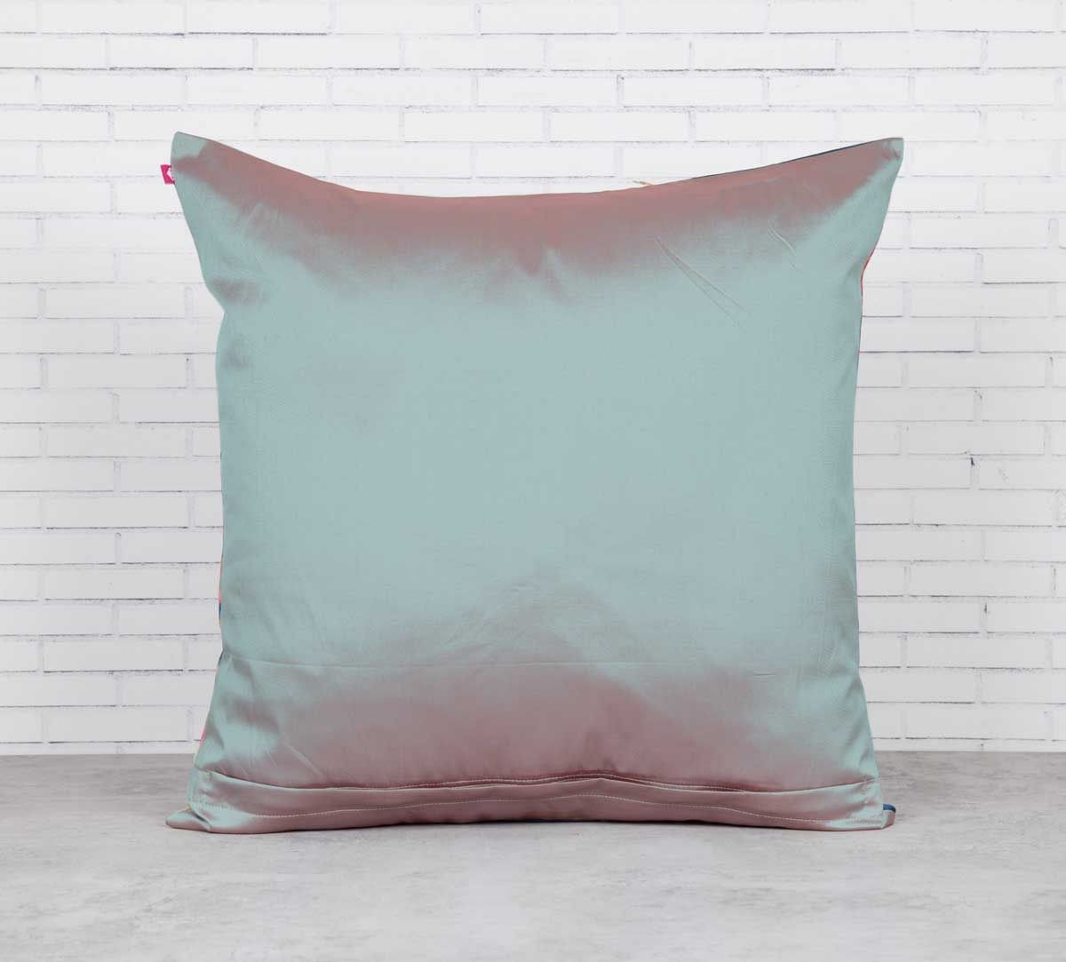 India Circus Conifer Affair Blended Taf Silk Cushion Cover