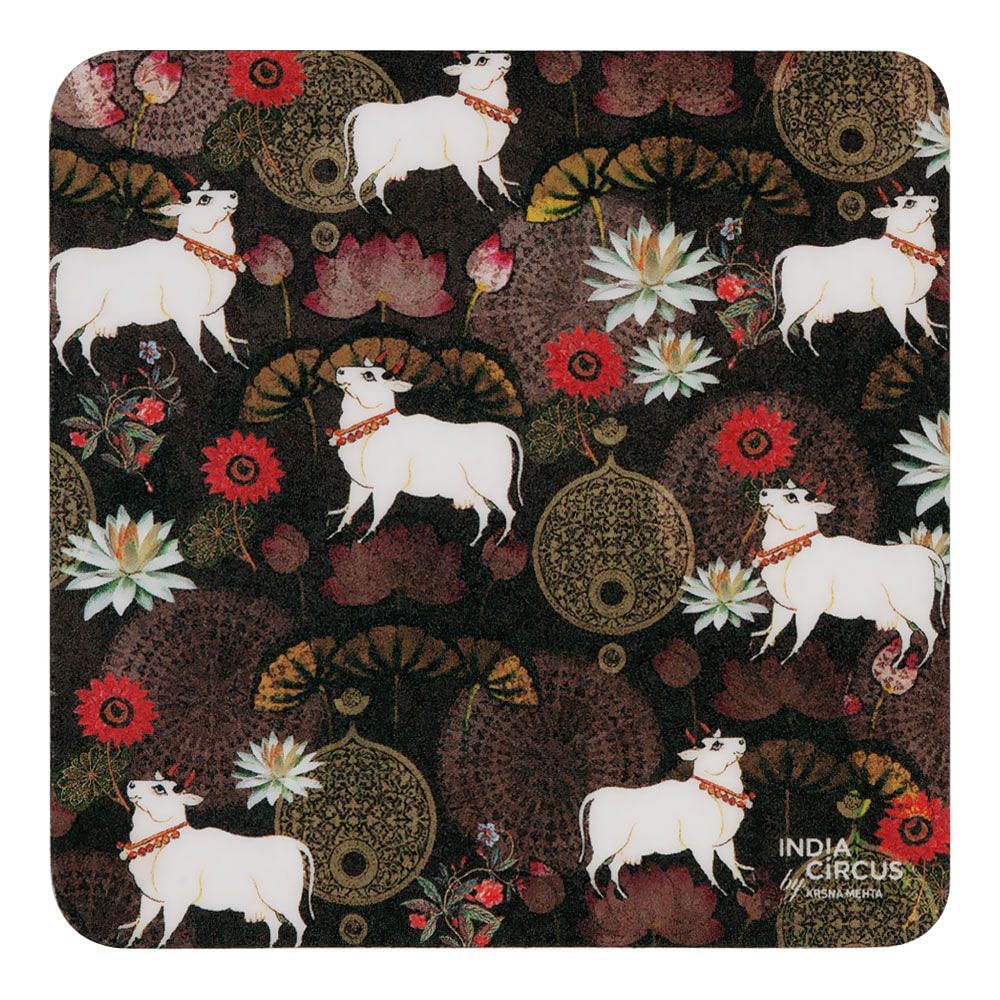 Dance of Rasa Rubber Coaster - (Set of 6)