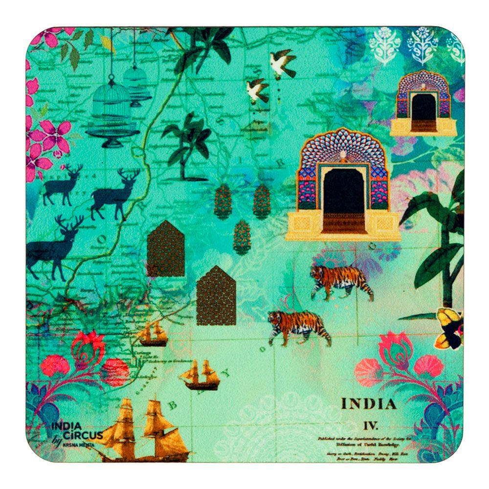 Desi  Wonderland MDF Coaster - (Set of 6)