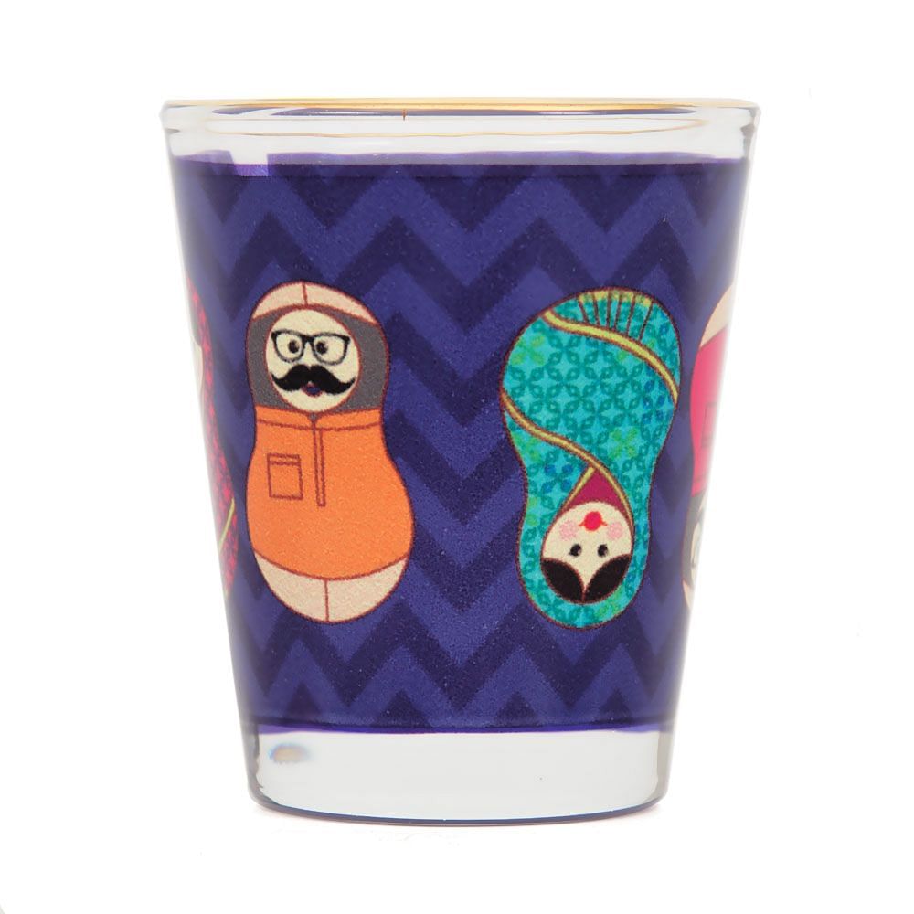 Desi Matryoshka Dolls Shot Glasses (Set of 4)