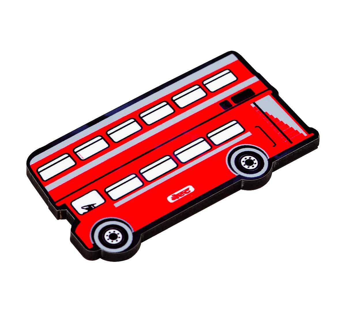 Double Decker MDF Fridge Magnet