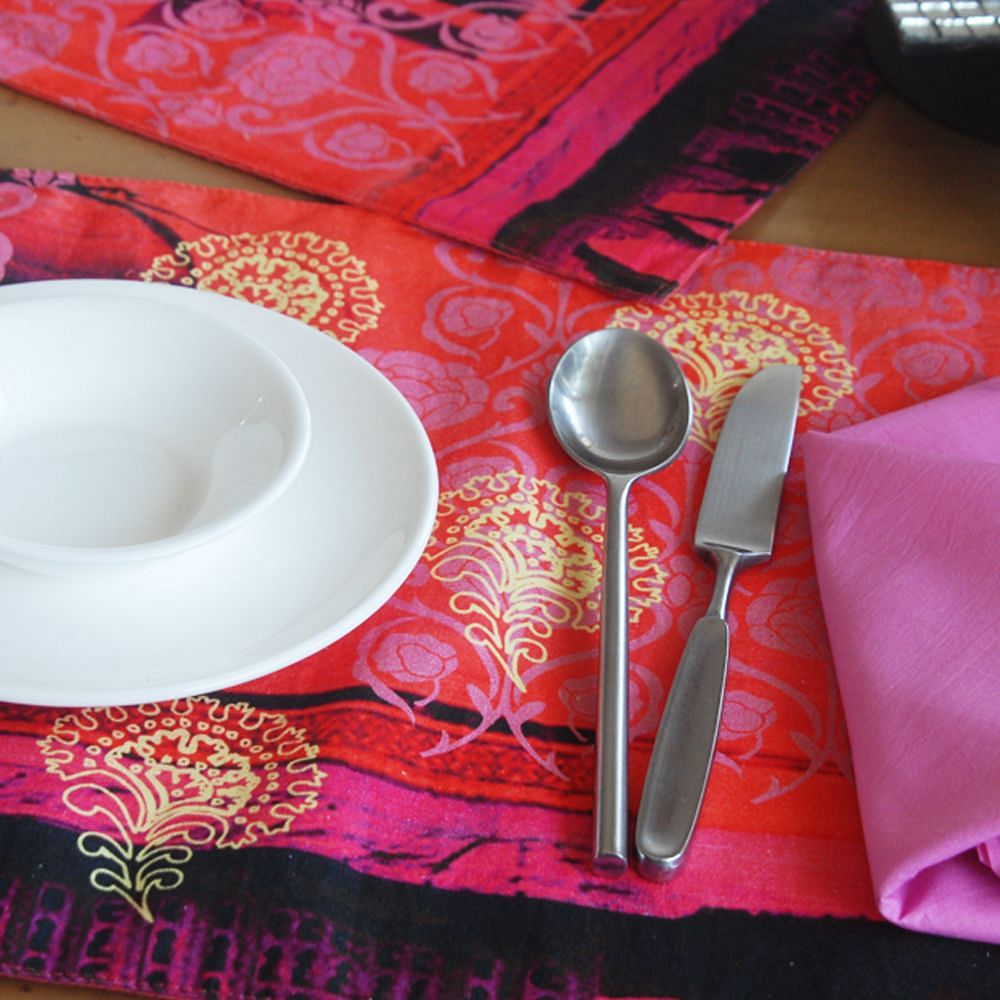 Royal Palace Table Mat and Napkin(Set of 6)