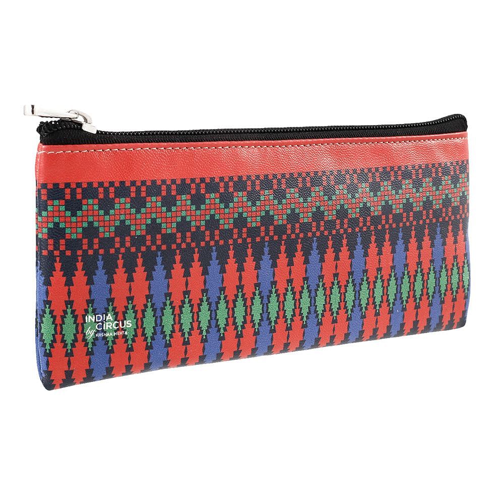 Exotic Ikkat Small Utility Pouch