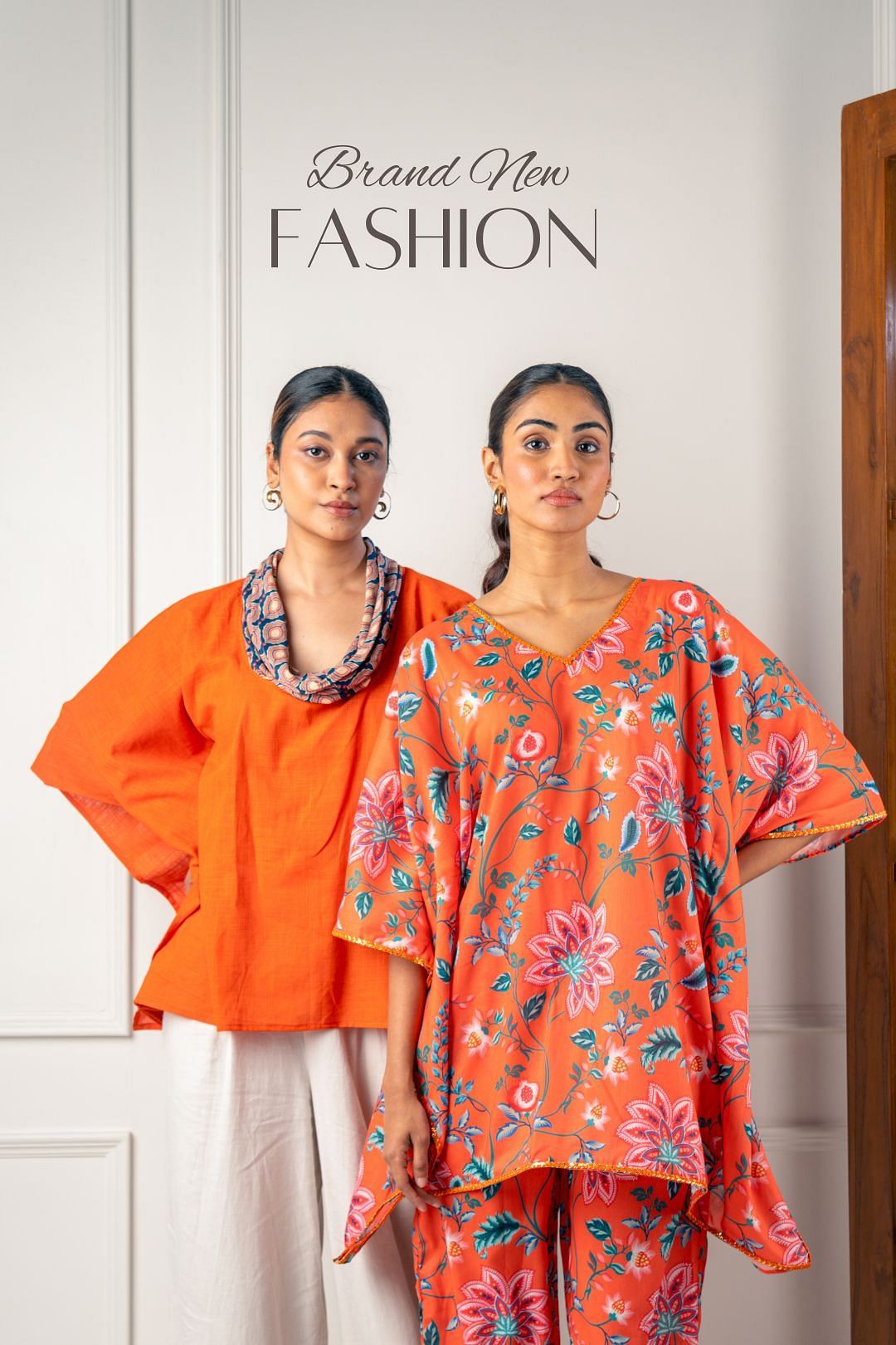 Raceme Rosettes Kaftan Kurti Long