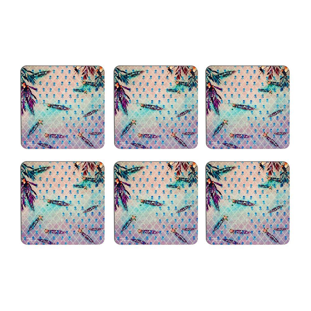 Field of Magic MDF Coaster - (Set of 6)