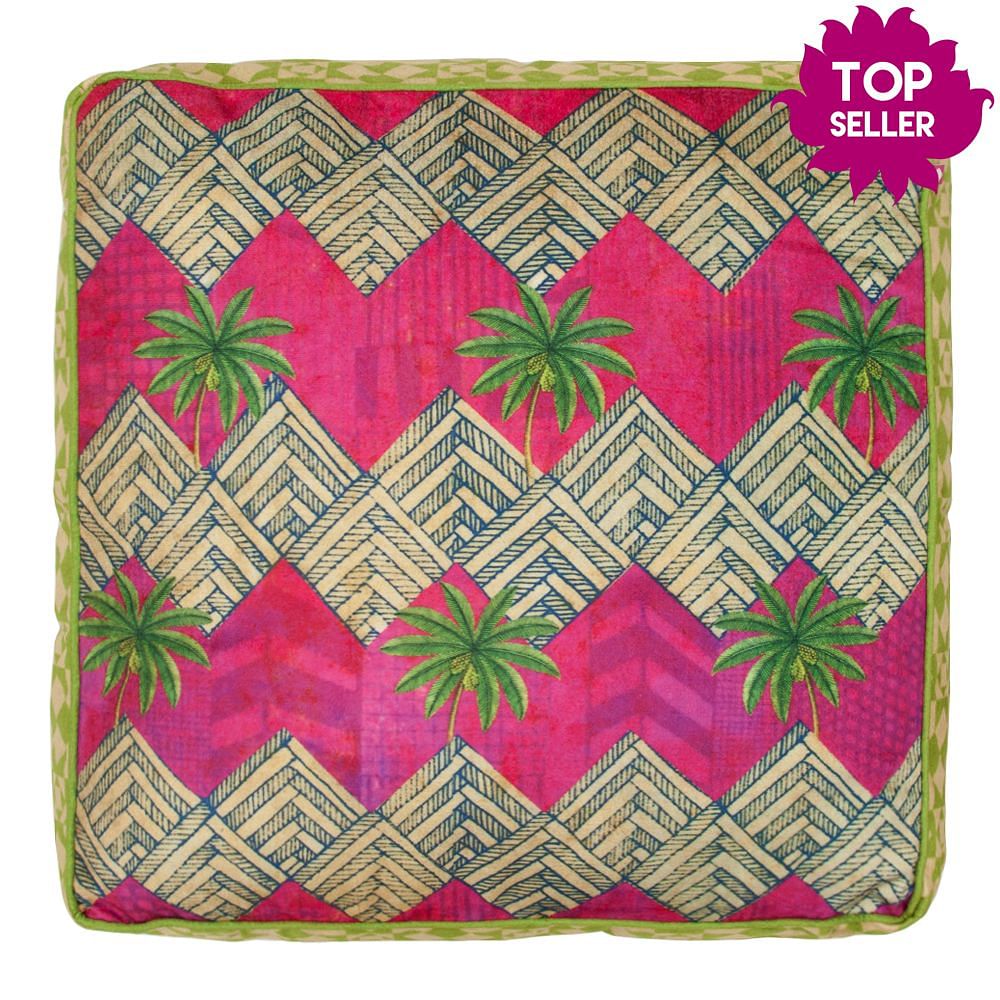 Zig-Zag Floor Cushion Cover