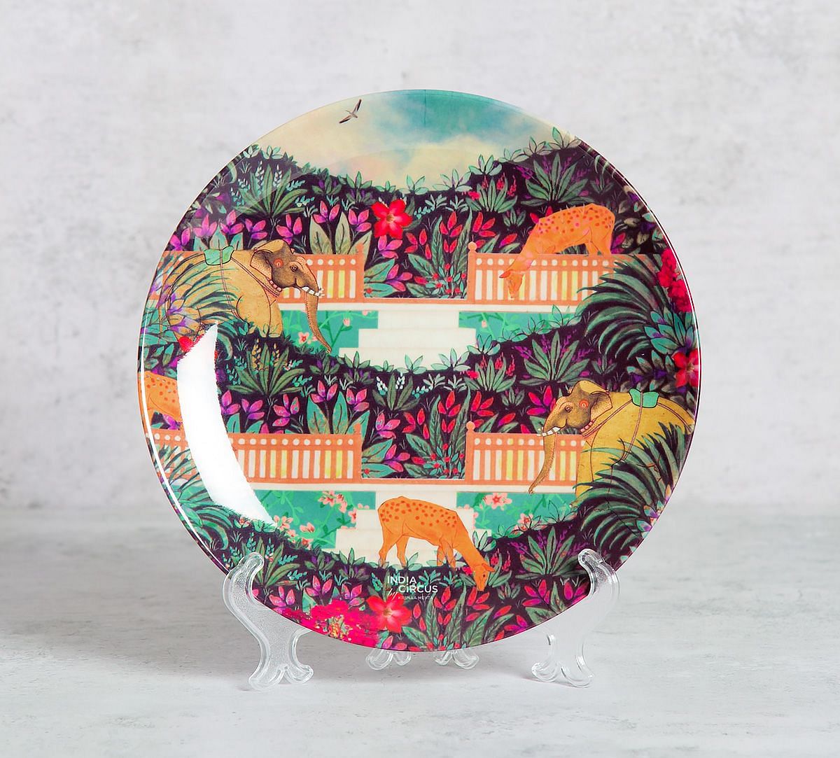 Floors of Flourish 8 inch Decorative and Snacks Platter