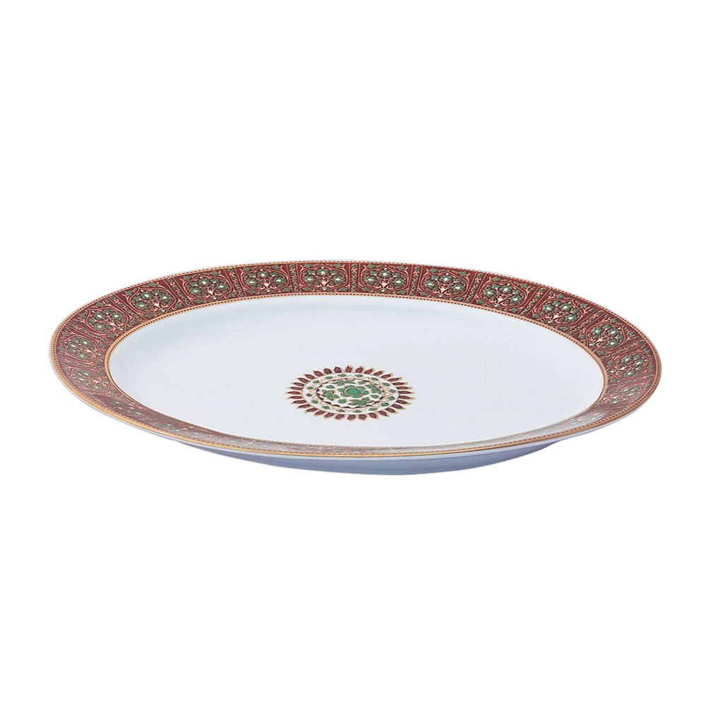 Flower Diamonds Rice Plate