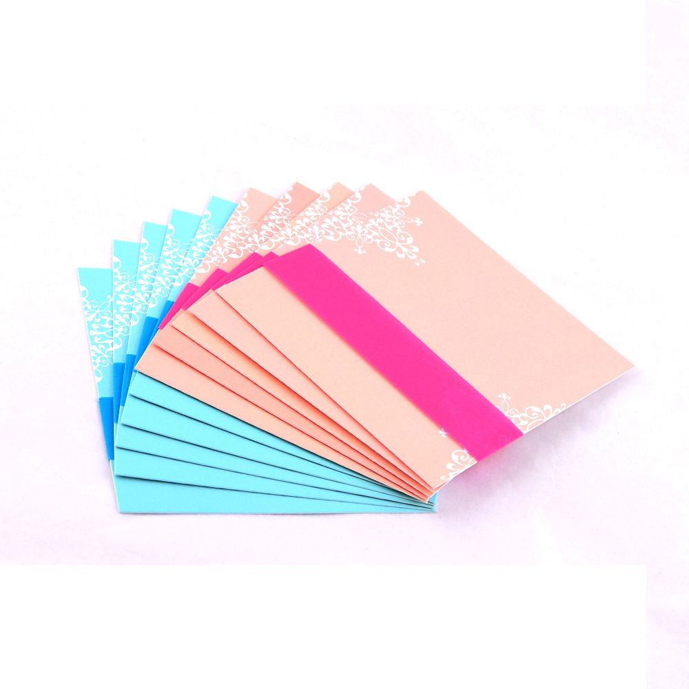 Flowers & Ribbons Gift Cards (Set of 10)