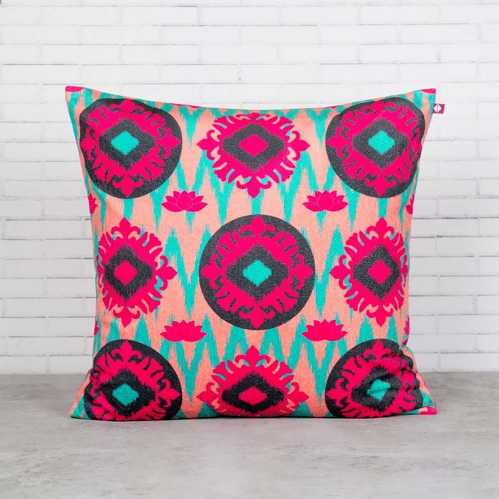 Hummingbird Heartbeat Blended Velvet Cushion Cover 