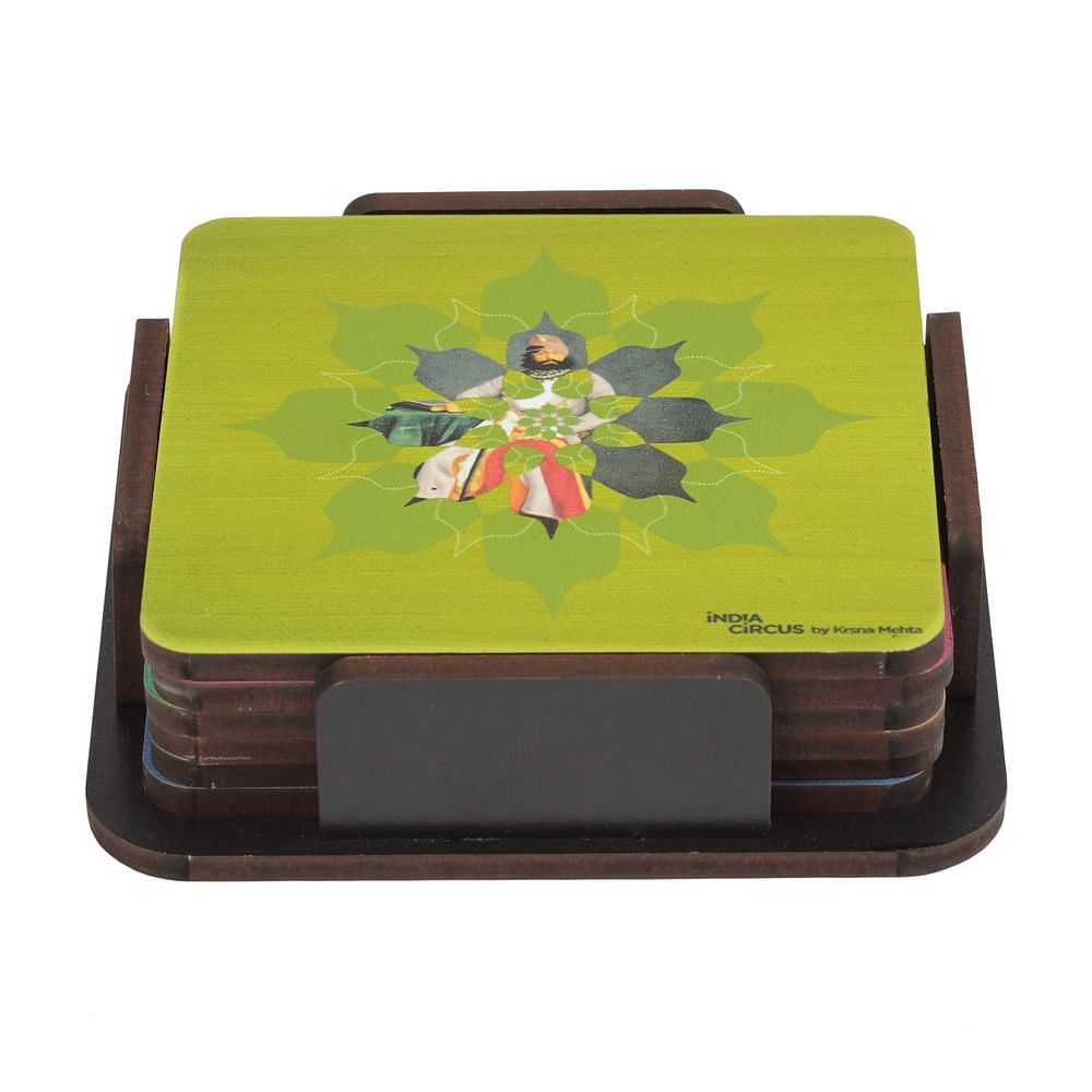 Rocking Raja Coasters - (Set of 6)