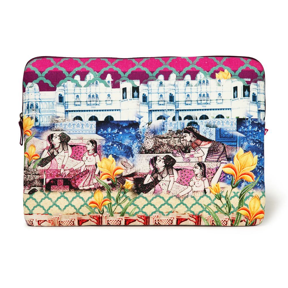 Palace Scene Miniature Laptop Sleeve