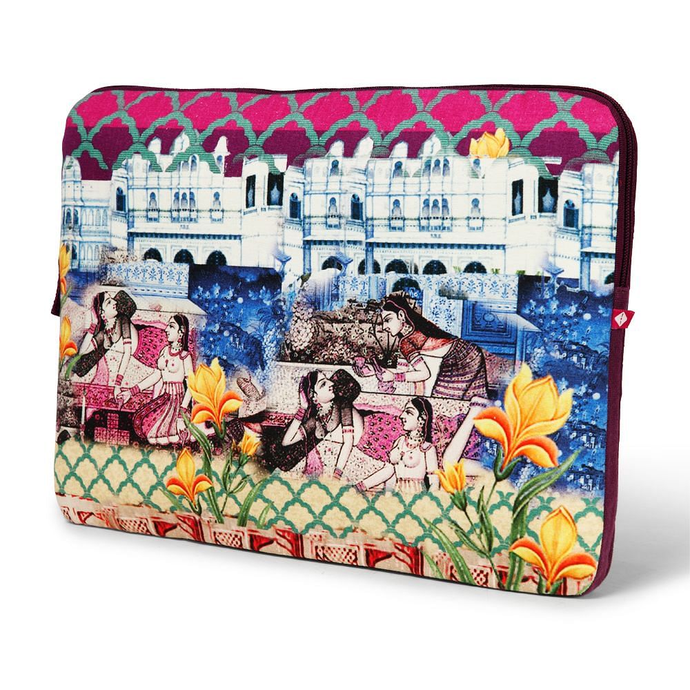 Palace Scene Miniature Laptop Sleeve