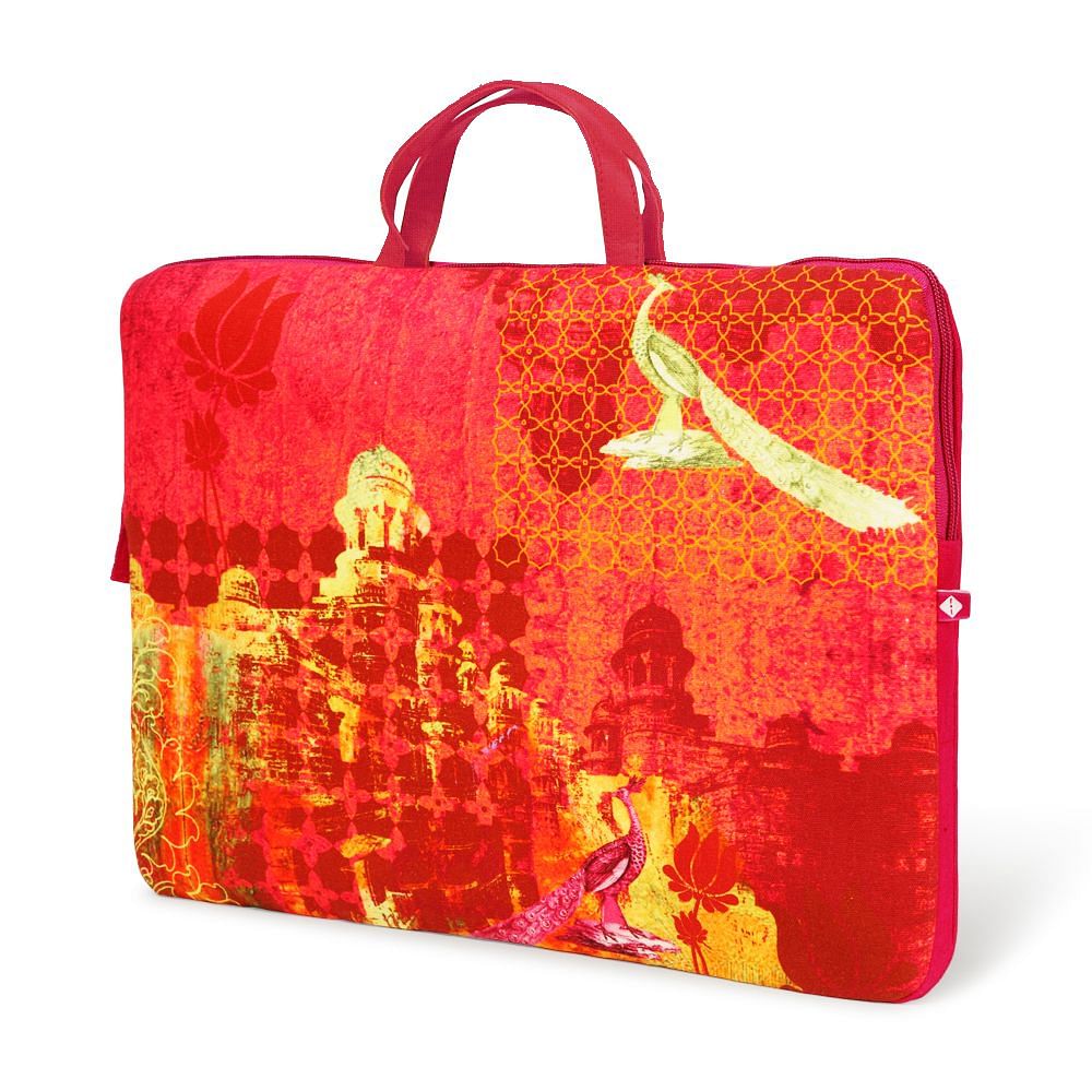Red Mahal Laptop Bag