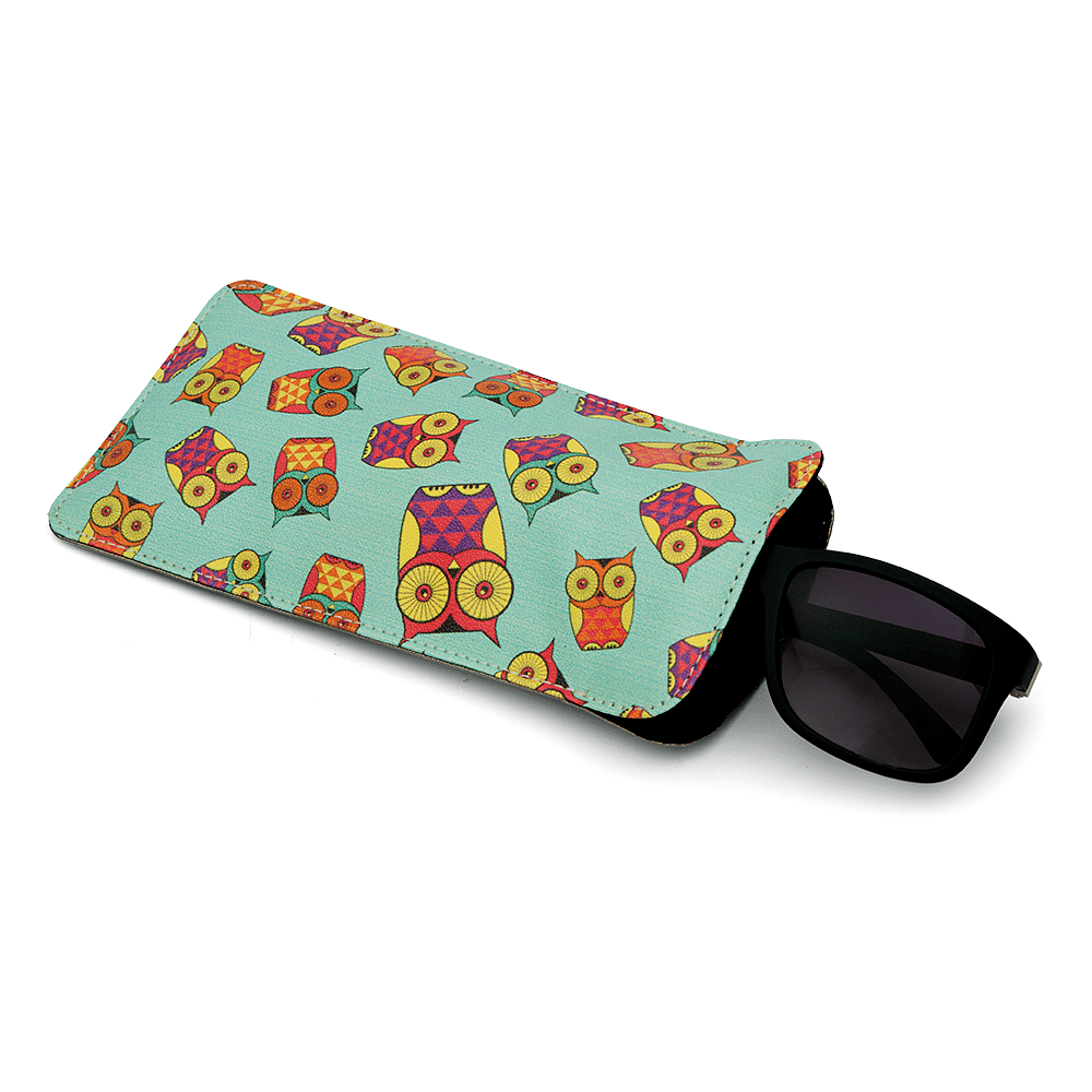 Peeking Owls Spectacle Case