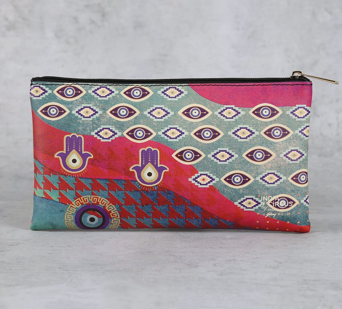 India Cicrcus by Krsnaa Mehta Evil Eye Newfangled Utility Pouch