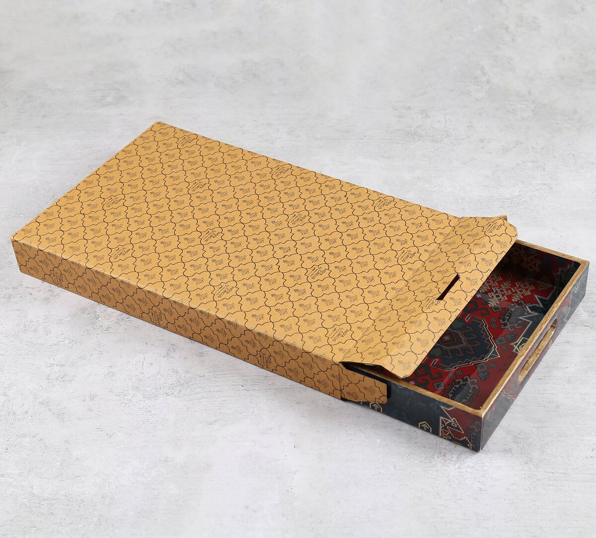 India Circu by Krsnaa Mehta Heritage Haven MDF Rectangle Tray