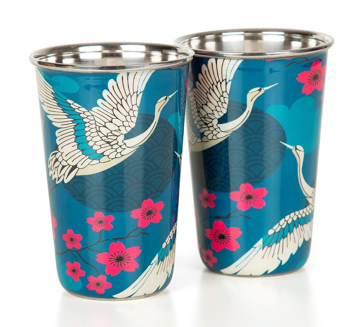 India Circus Aerial Moments Steel Tumbler Set of 2