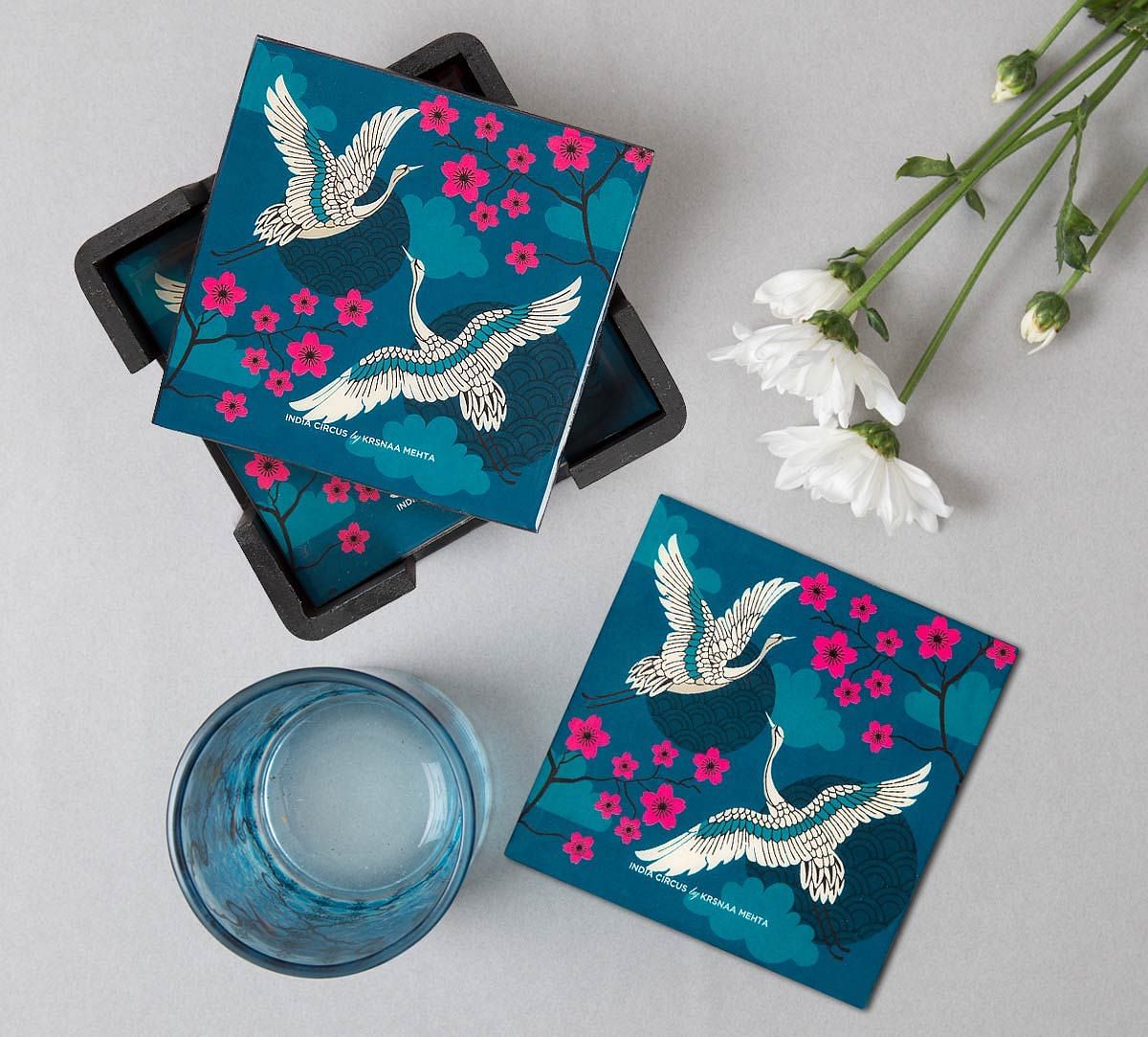 India Circus Aerial Moments Table Coaster