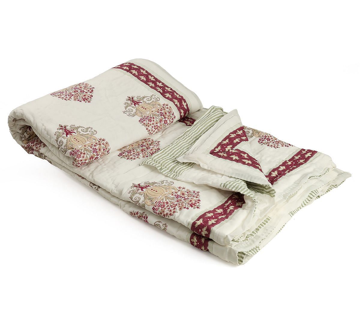 India Circus Baroque Floral Quilt