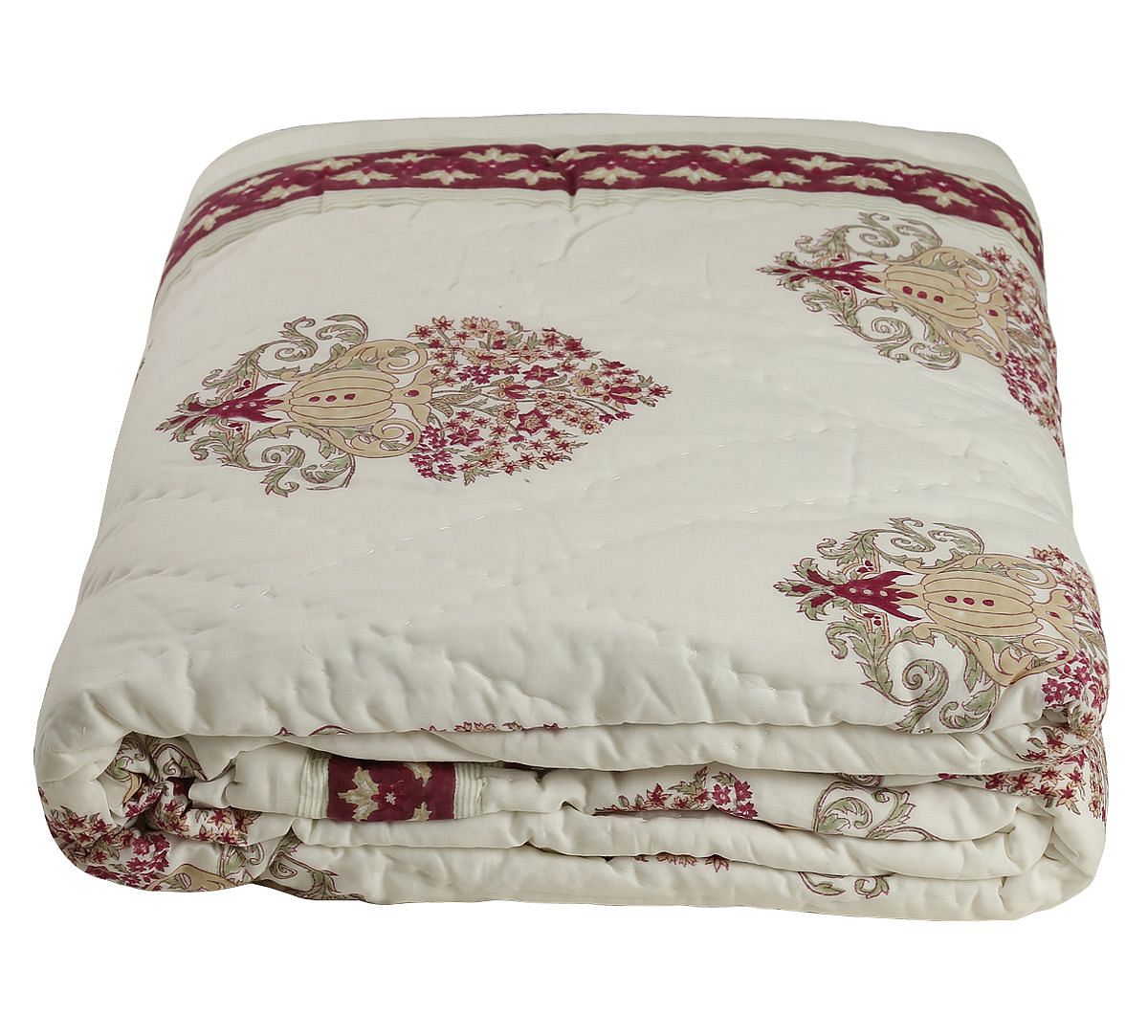 India Circus Baroque Floral Quilt