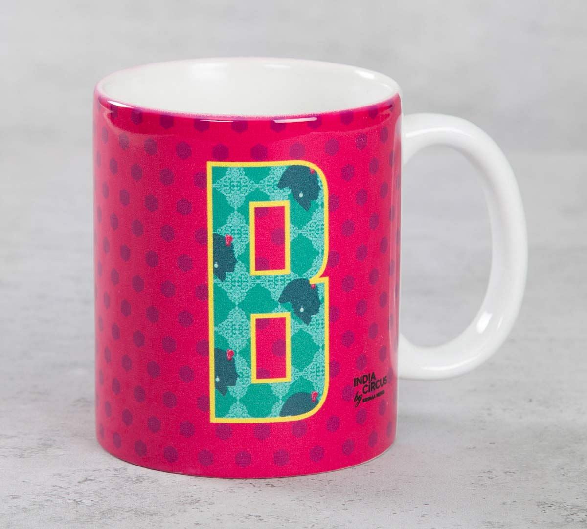 India Circus Bavarian Alphabet B Mug