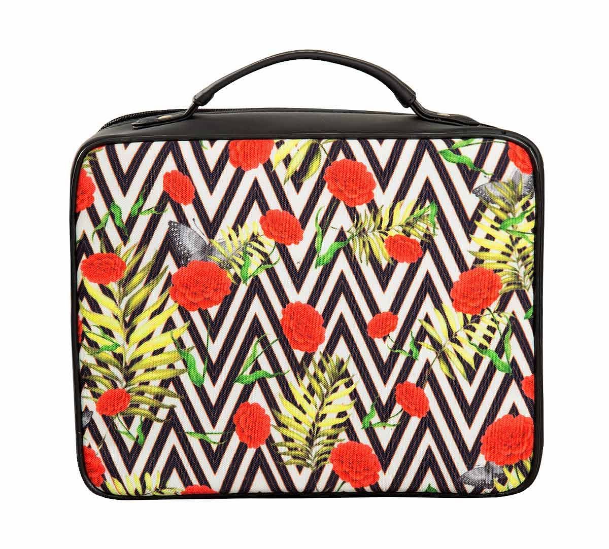 India Circus Bayrose Chevron Cosmetic Bag