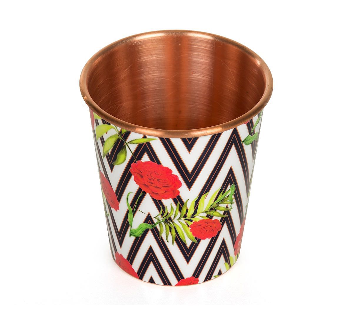 India Circus Bayrose Chevron Small Copper Tumbler