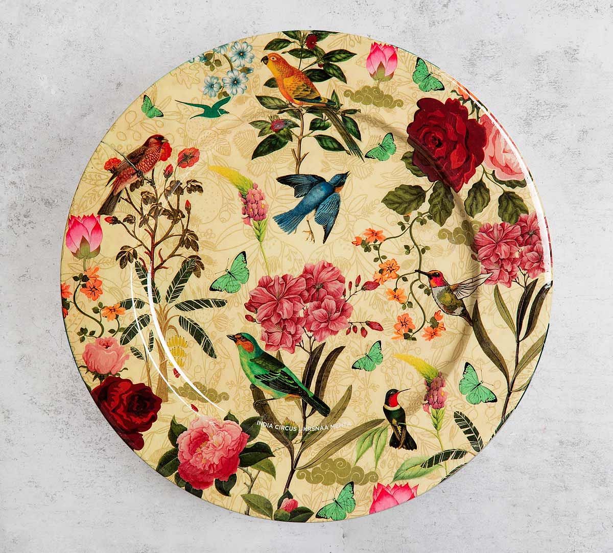 India Circus Bird Land 11 inch Decor Plate