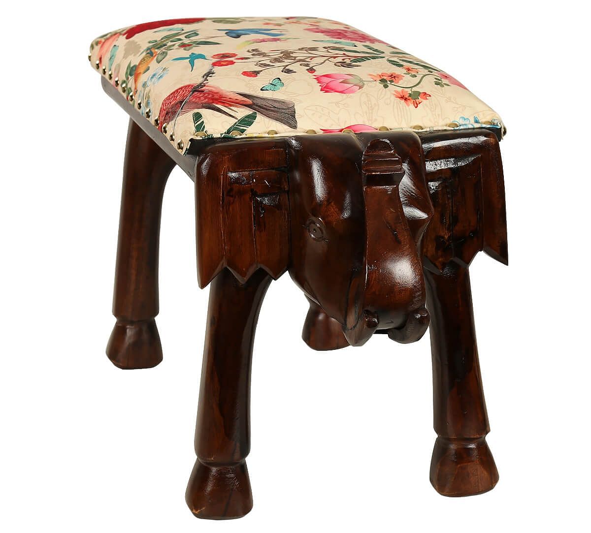 India Circus Bird Land Elephant Pouffe