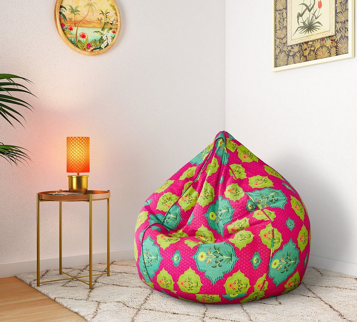 India Circus Blossom Tales Bean Bag Cover