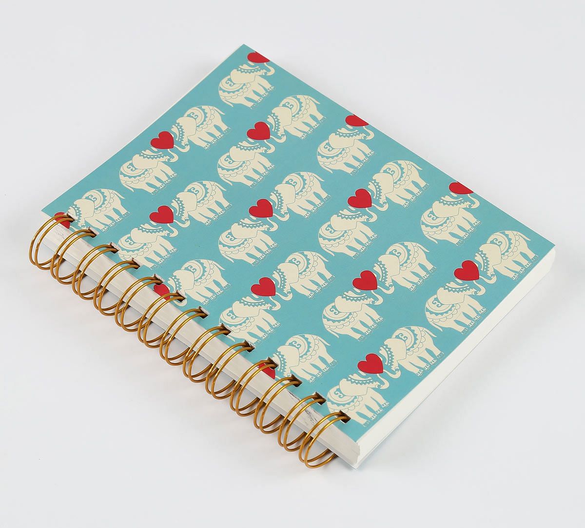 India Circus Blue Heart Tusker Stationery Combo Set