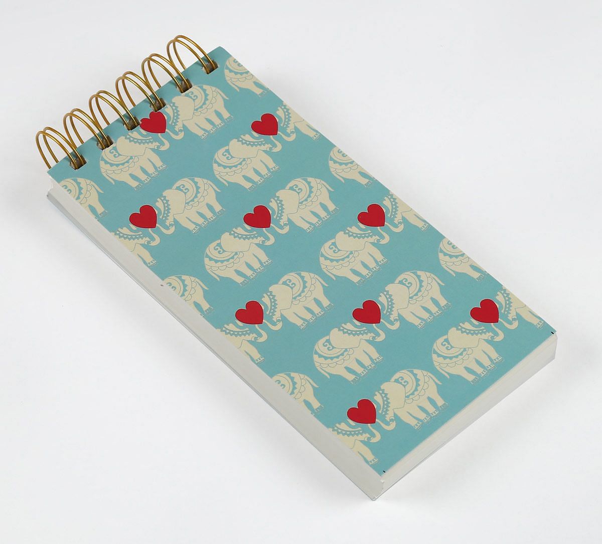 India Circus Blue Heart Tusker Stationery Combo Set
