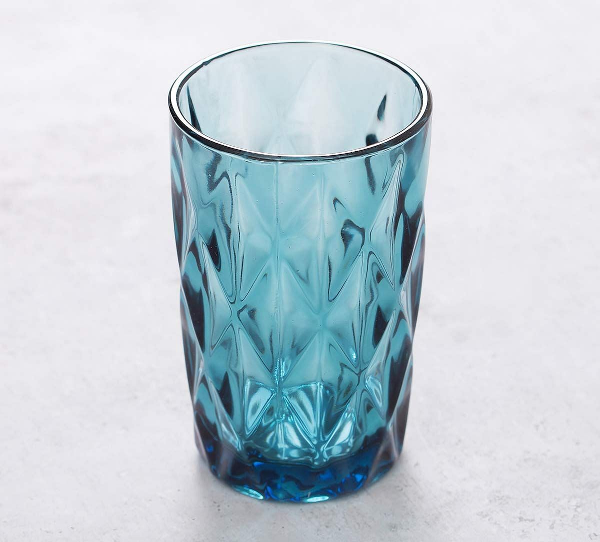 India Circus Blue Sainte Regular Glass Tumbler