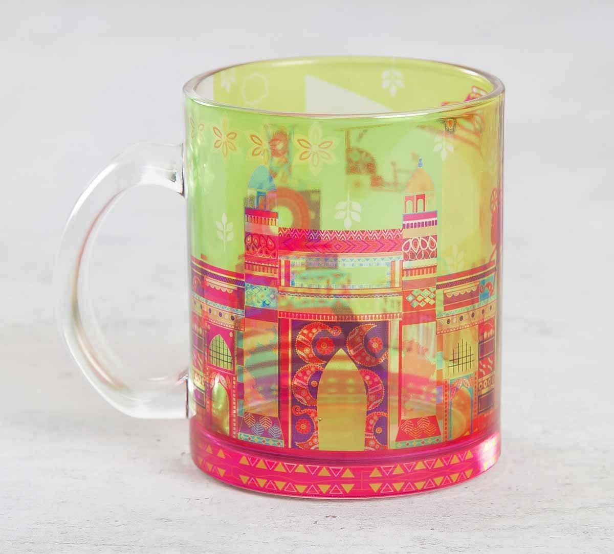 India Circus Bombay Dramatics Glass Coffee Mug