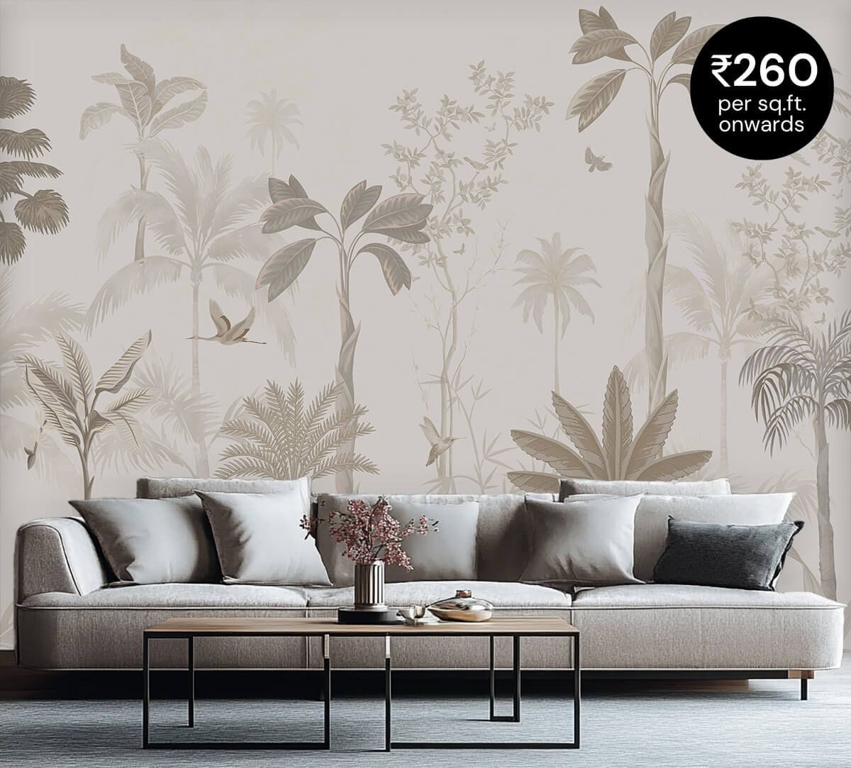Beige Bounty Wallpaper