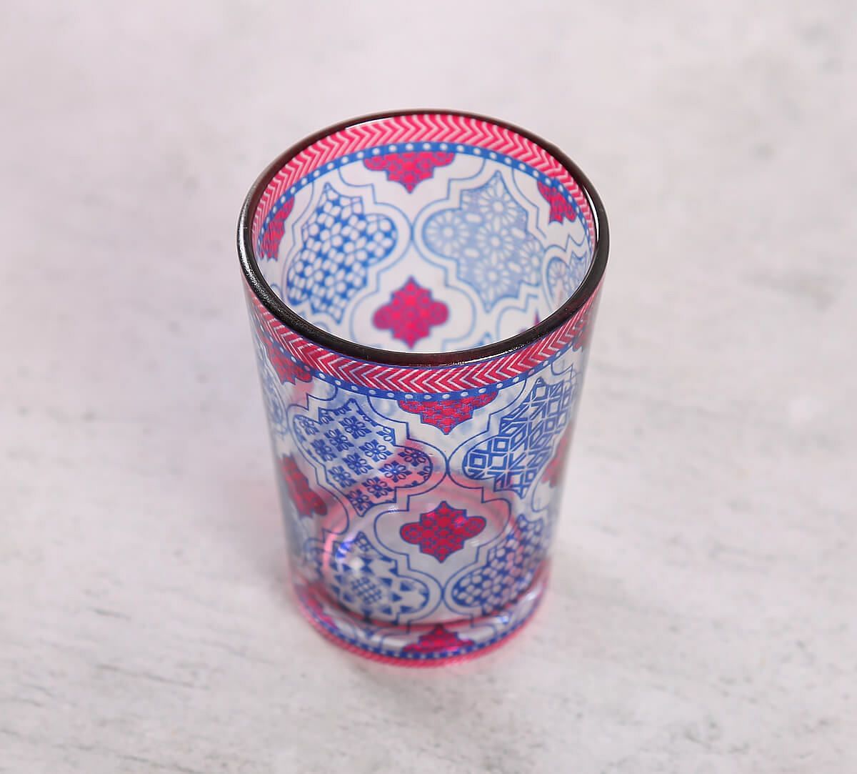 India Circus by Krsnaa Meha Mughal Jhali Chai Glass Set of 4