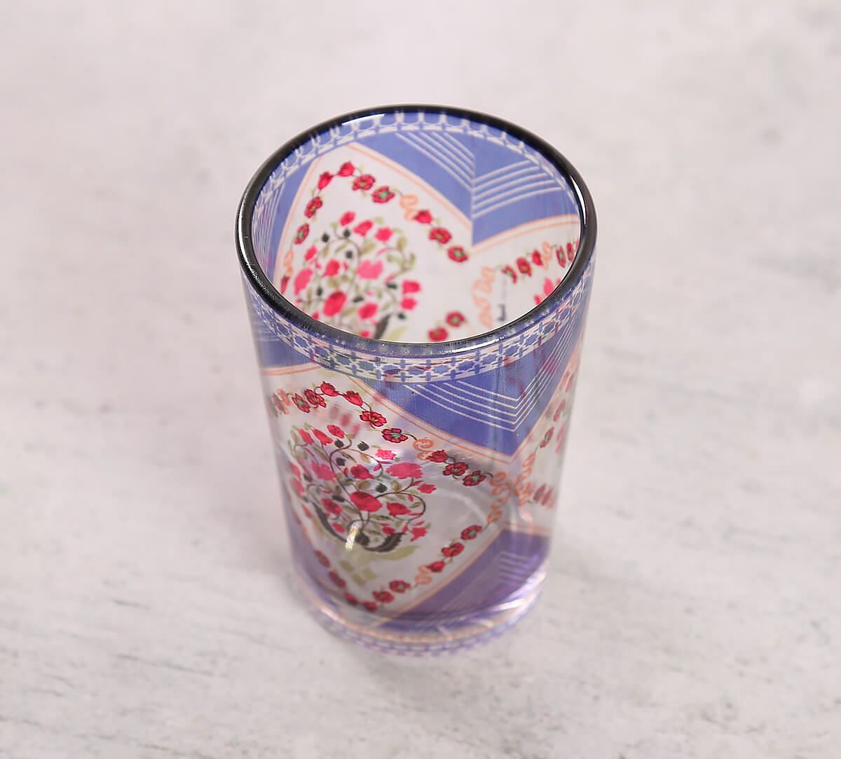 India Circus by Krsnaa Meha Spring Bloom Chai Glass Set of 4