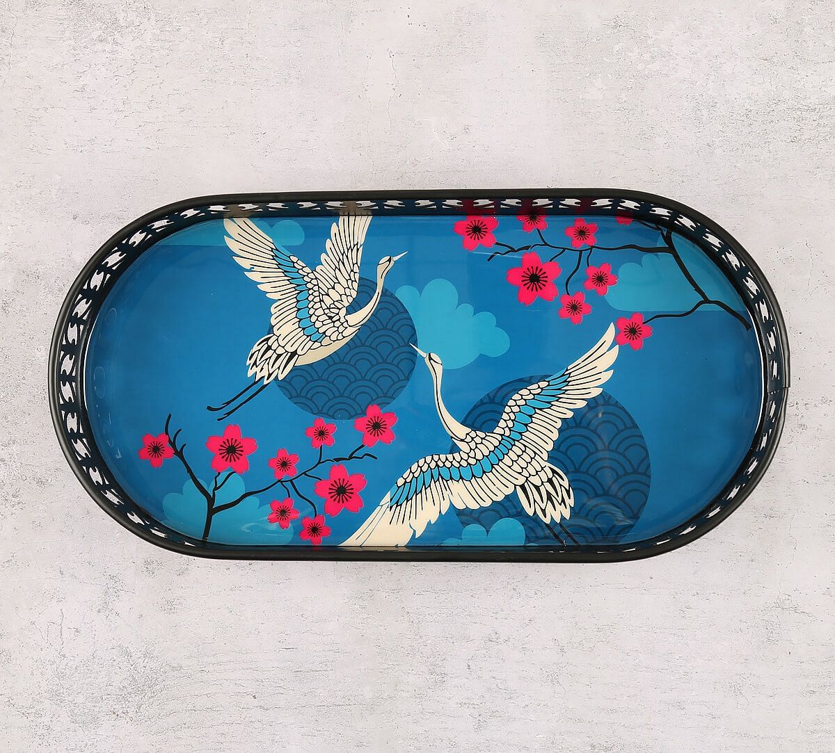 India Circus by Krsnaa Mehta Aerial Moments Rectangle Iron Tray