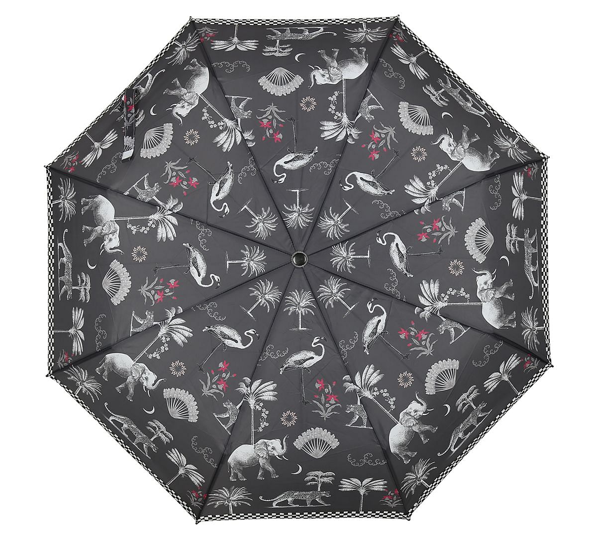 India Circus by Krsnaa Mehta Animalia Creations 3 Fold Umbrella