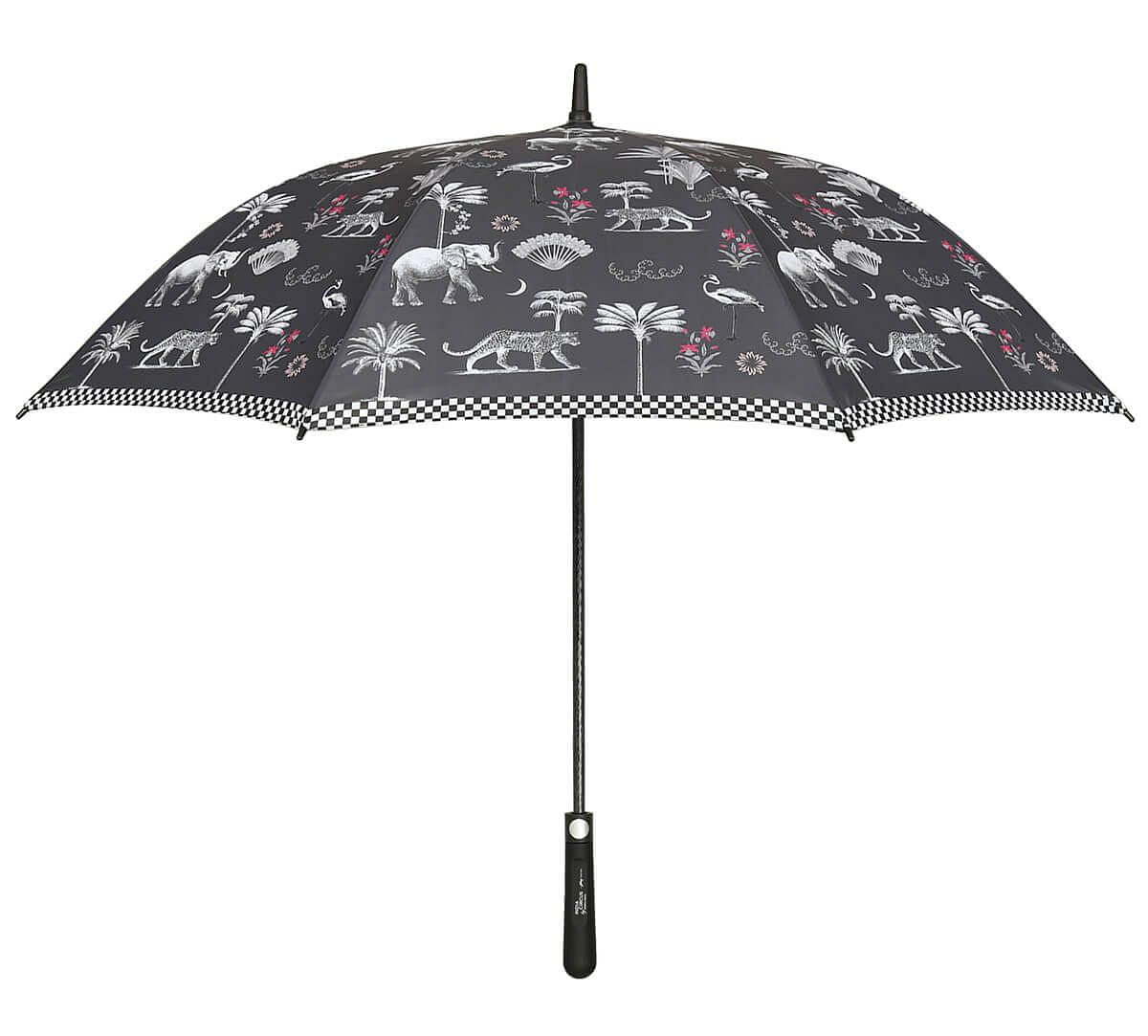 India Circus by Krsnaa Mehta Animalia Creations Long Umbrella