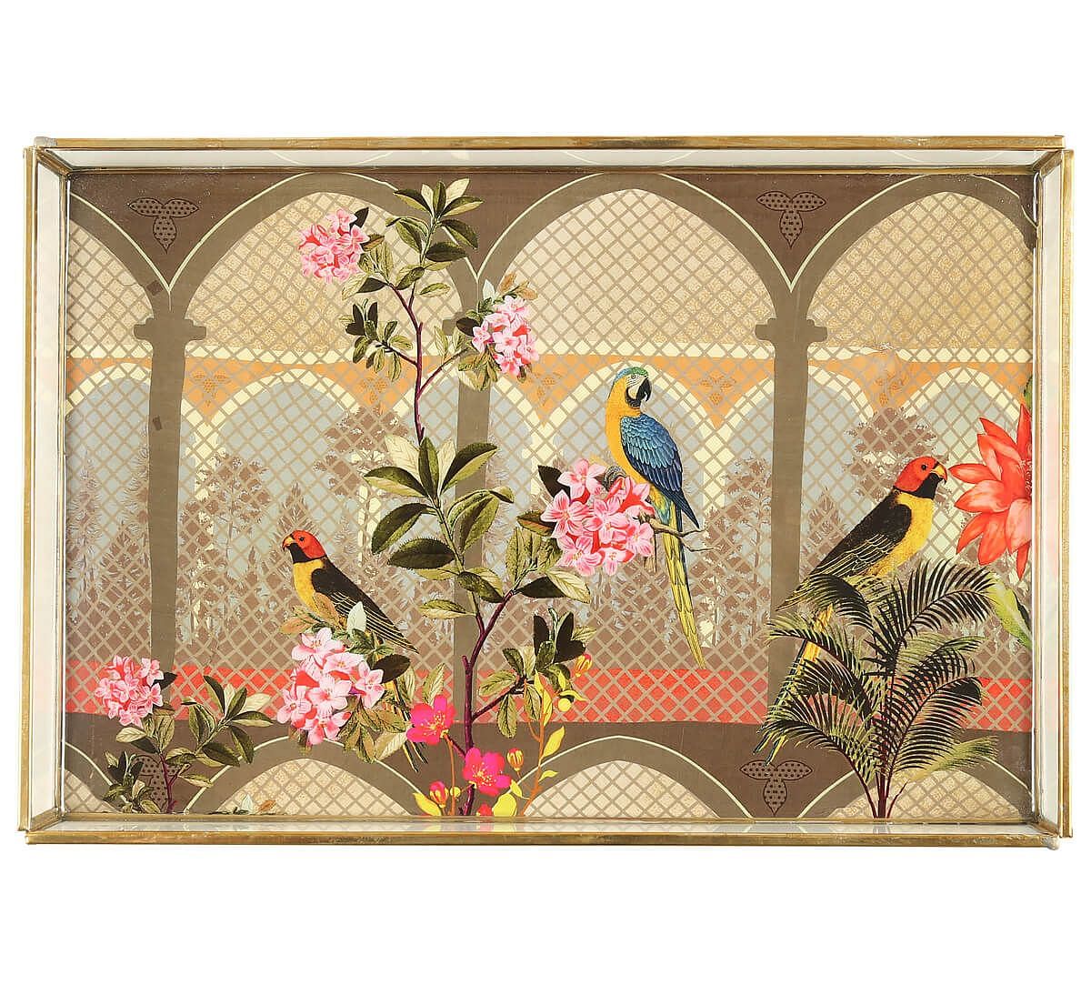 India Circus by Krsnaa Mehta Arches of Enigma Rectangle Tray