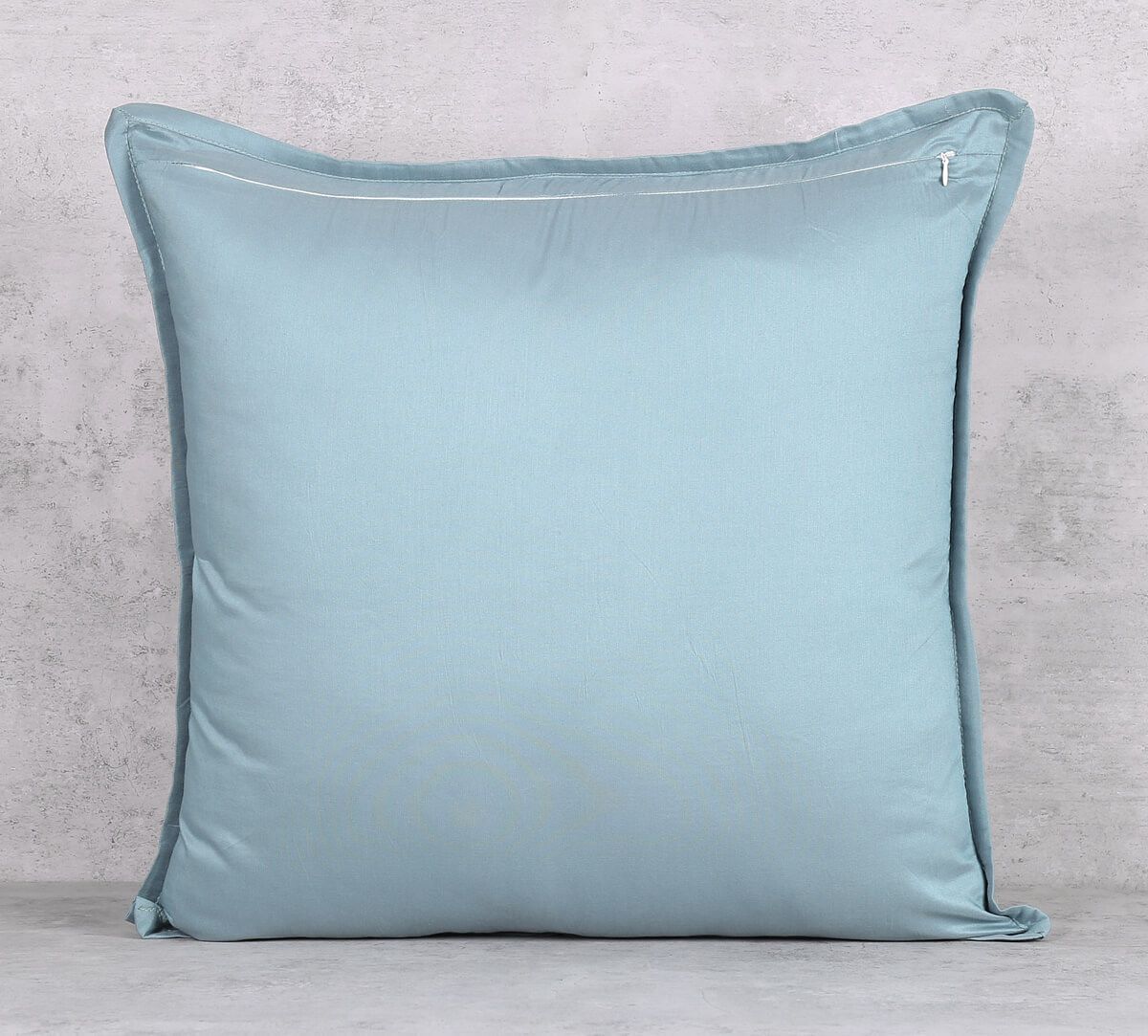 India Circus by Krsnaa Mehta Arctic Flange Khadi Cushion Cover