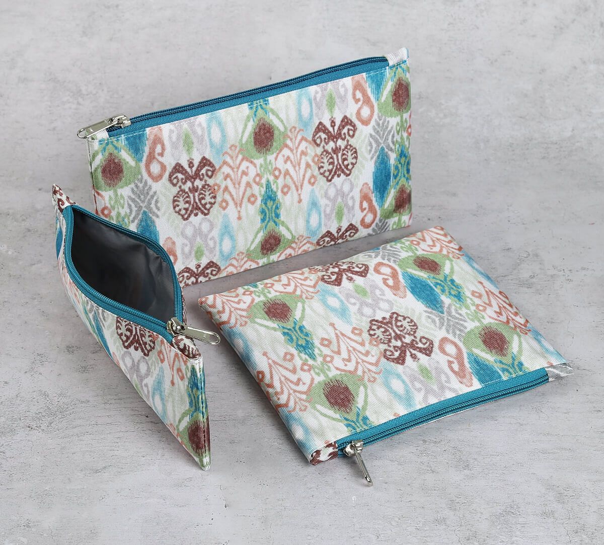 India Circus by Krsnaa Mehta Artisans of Earth Utility Pouch Set of 3