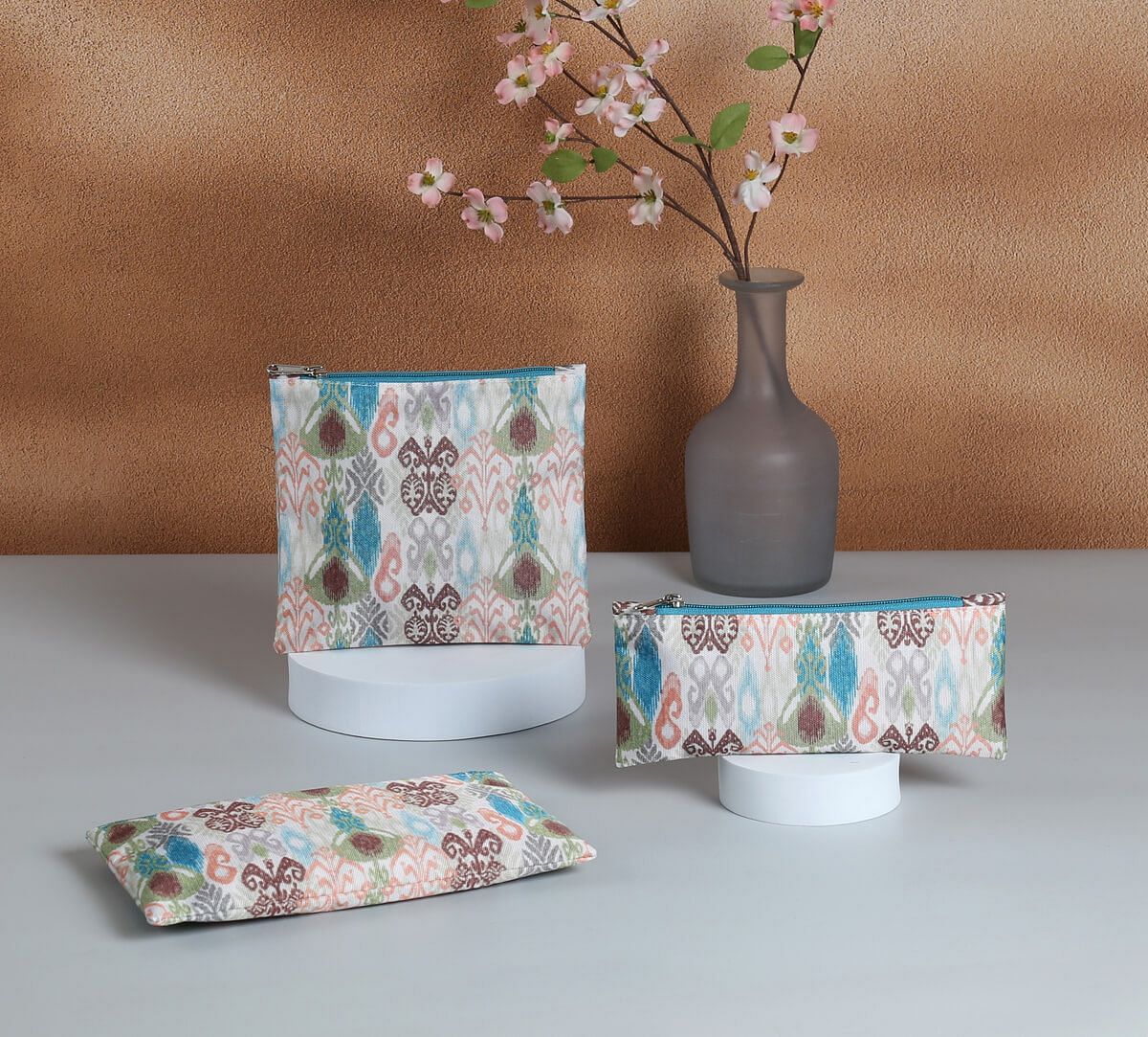 India Circus by Krsnaa Mehta Artisans of Earth Utility Pouch Set of 3