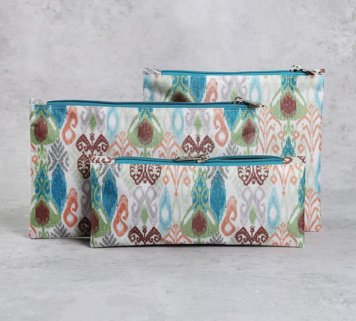 India Circus by Krsnaa Mehta Artisans of Earth Utility Pouch Set of 3