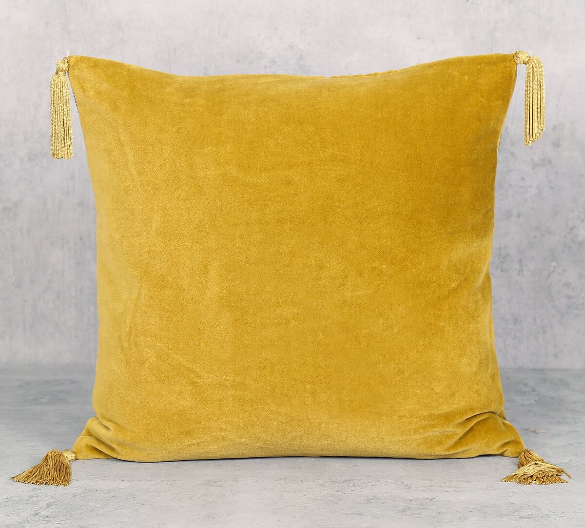 India Circus by Krsnaa Mehta Aureolin Decorated Adorn Cushion Cover