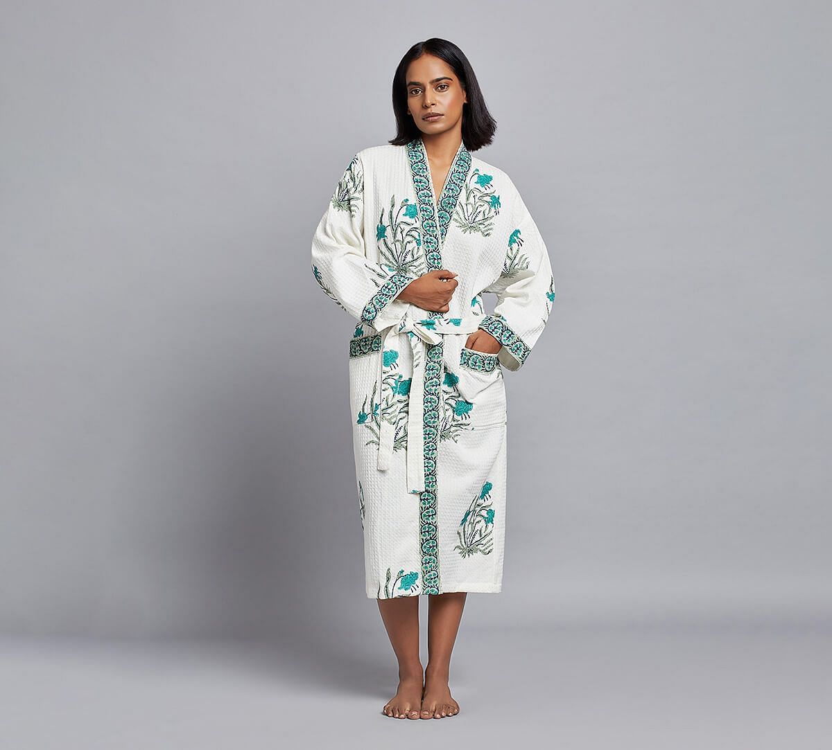 India Circus by Krsnaa Mehta Azalea Allure Bathrobe